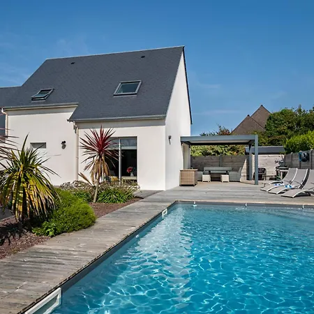 Nyaraló Avec Piscine Privee, Sauna, Jardin Et Parking Barneville-Carteret